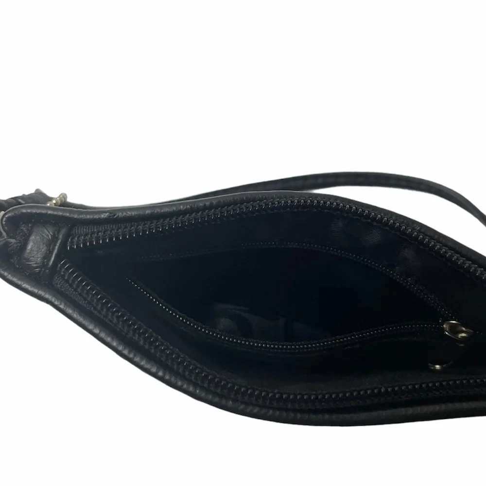 Coach black wristlet